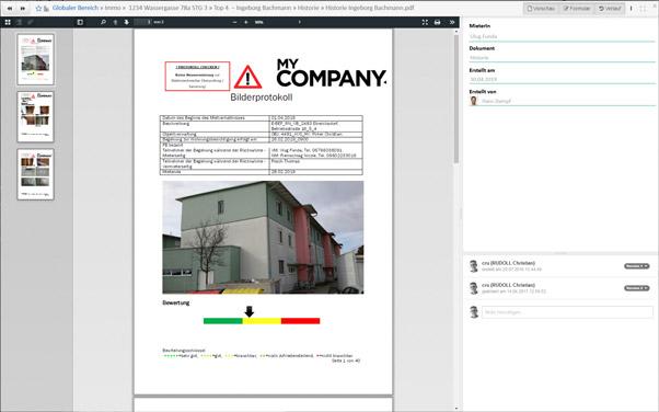 DMS Software digitale Objektverwaltung screen 2