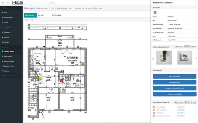 DMS Software digitale Objektverwaltung screen 5